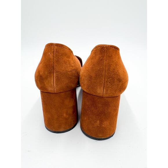 Prada Ornament-Embellished Suede Loafer Pump 37 w/ box and dustbag - Picture 9 of 11